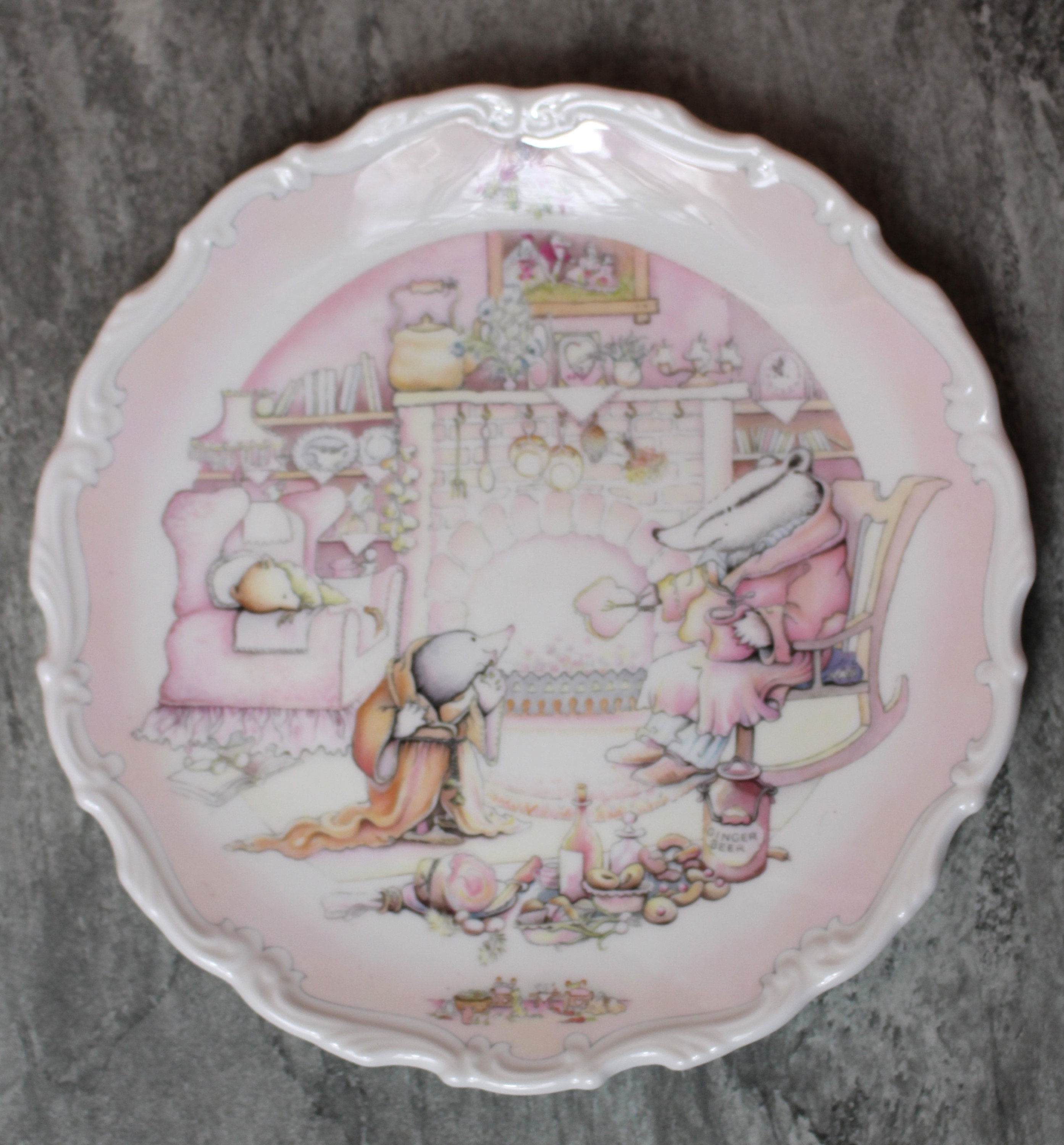 Vintage 'the Wind in the Willows - Badger's House' Decorative