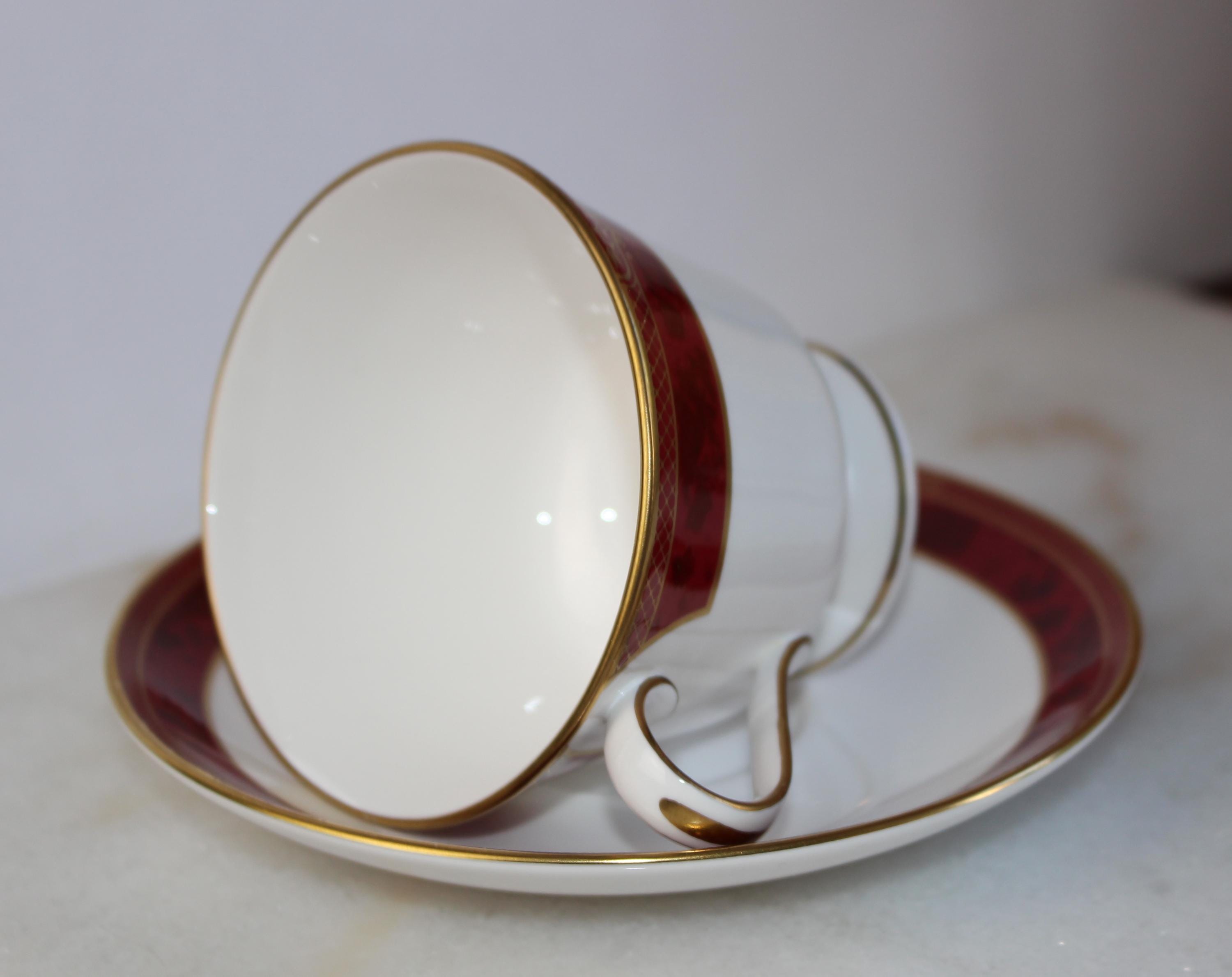 Spode セット Set of FOUR Spode Woodland Cup and Saucer Sets Mint! | eBay