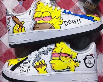 bart simpson custom air force 1