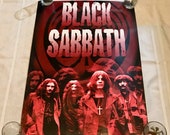 Black Sabbath, Ozzy Osbourne, Poster, Vintage, 1990 39 s, Funky Enterprises, Print 22x24, Classic Rock, Heavy Metal, Memorabilia