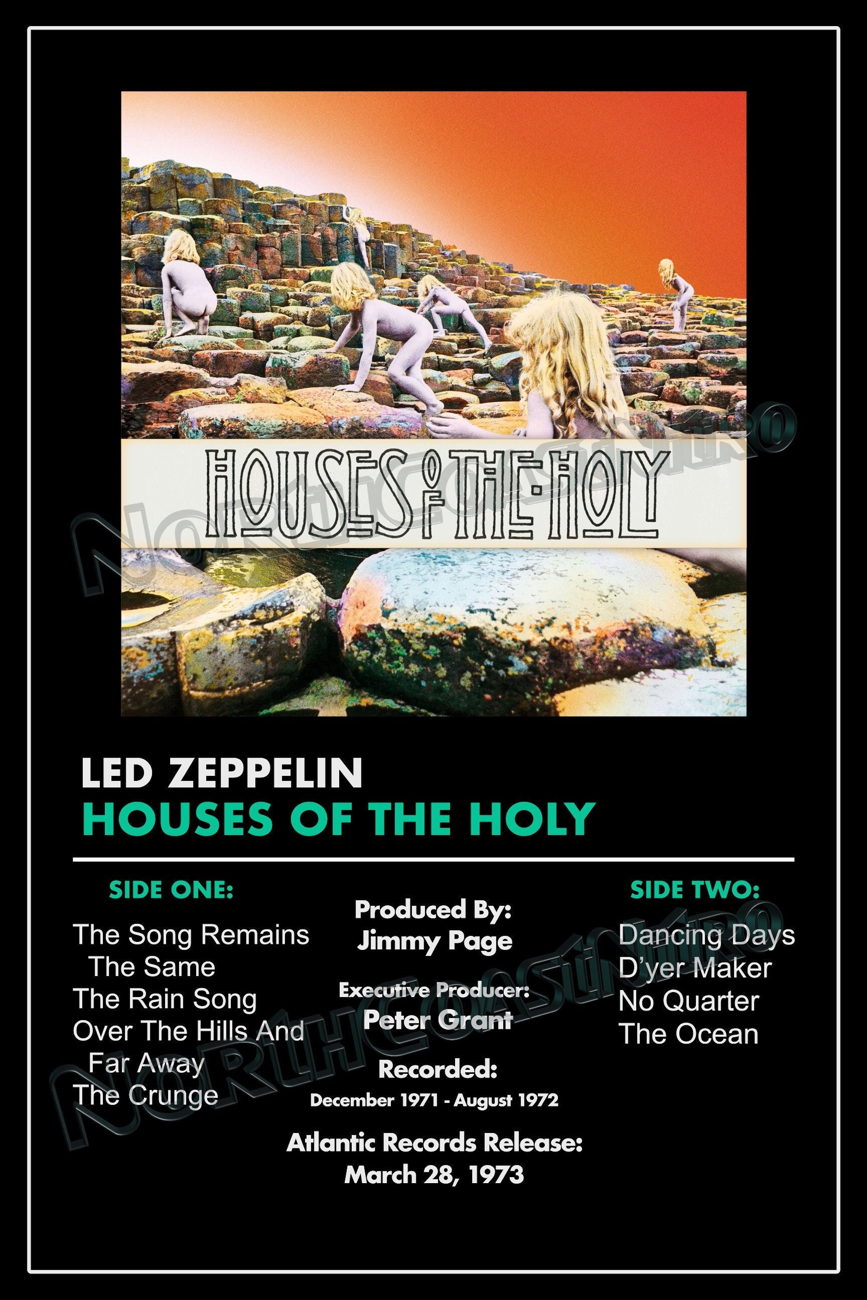 Houses of the holy album cover meaning