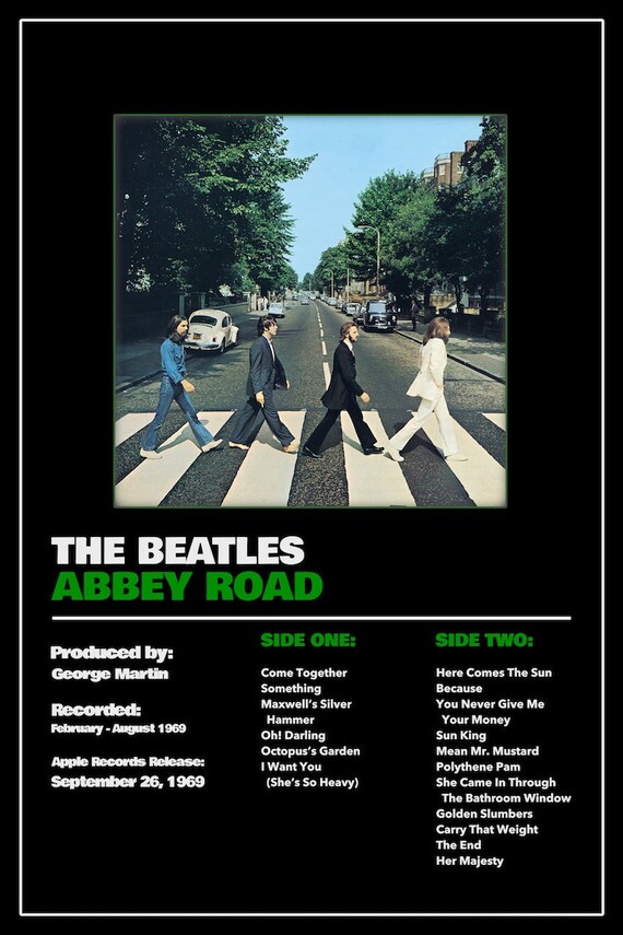 Home Garden The Beatles Album Cover Poster Abbey Road Tracklist Poster No Framed Home Decor Posters Prints Ro Home Garden The Beatles Album Cover Poster Abbey Road Tracklist Poster No Framed Home Decor Posters Prints Ro