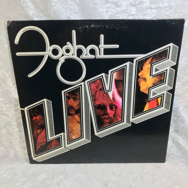 Foghat - Live *Early Press, Die-Cut Cover* Vinyl LP 1977 Bearsville BRK 6971