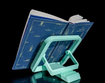 Foldable Book Stand Adjustable Reading Rest Portable Cookbook Holder Book Holder Stand Study Aid kitchen recipe book holder easy reading