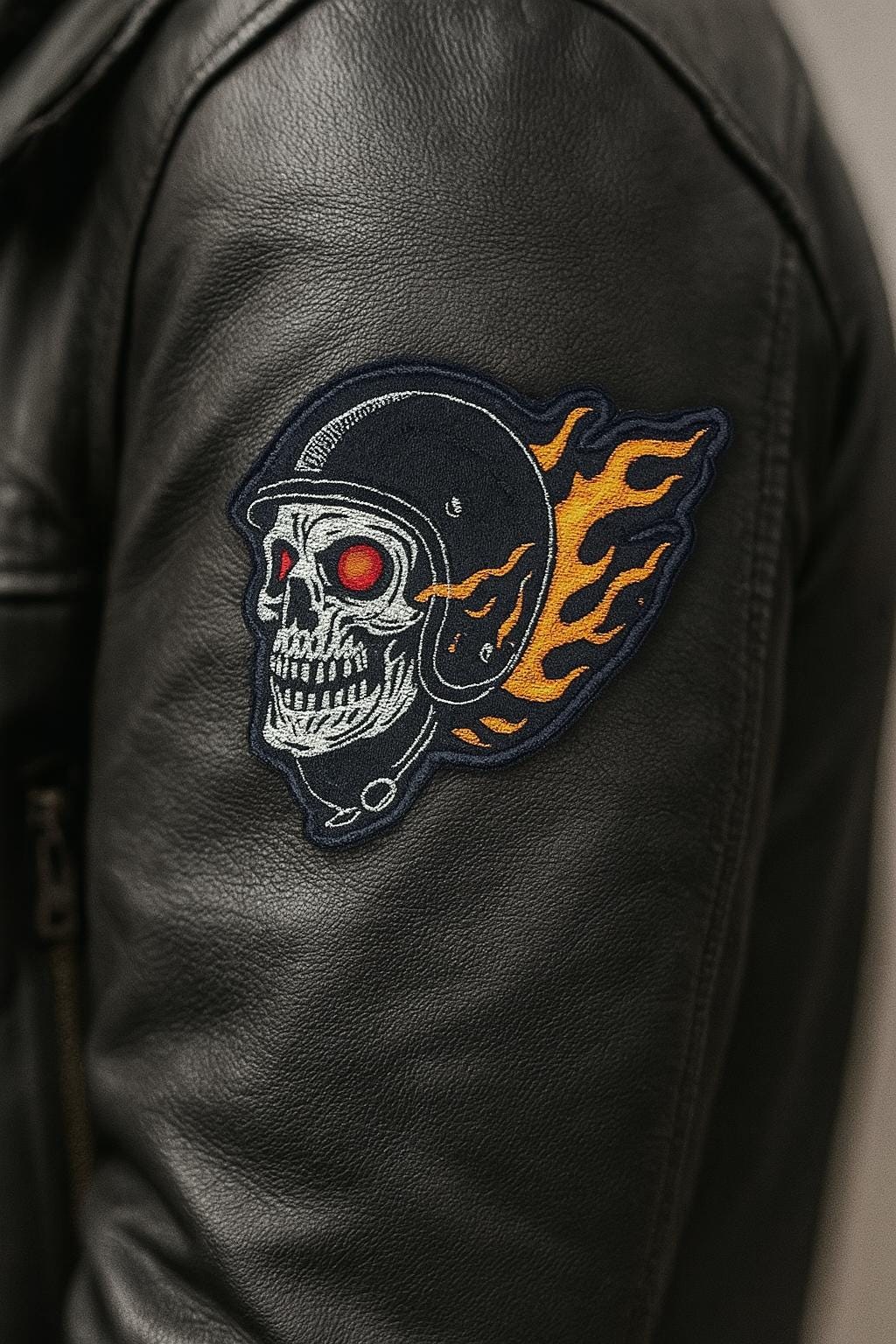 Hot Leathers Hell Rider Biker Patch – Bestickt, 12,7 X 7,6 Cm, Aufbügelbar
