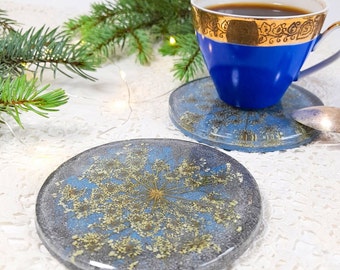 Christmas Coaster for winter table decoration, a perfect gift for Christmas with personalization