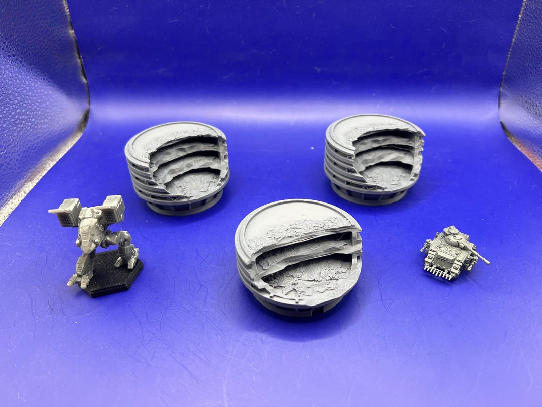 Accessorio Per Giochi Da Tavolo Guerra Edificio Sci-Fi 17 Per Wargame Da Tavolo - Terreno Compatibile Con Battletech, Per Miniature Terreno Futuristico Da Gioco