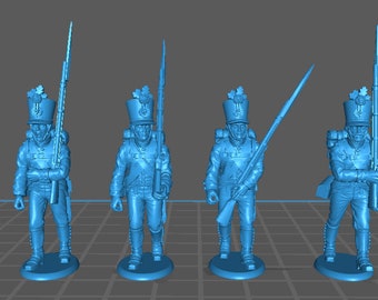 German Fusiliers Post-1809 Line Order X6 Figures (28mm Scale