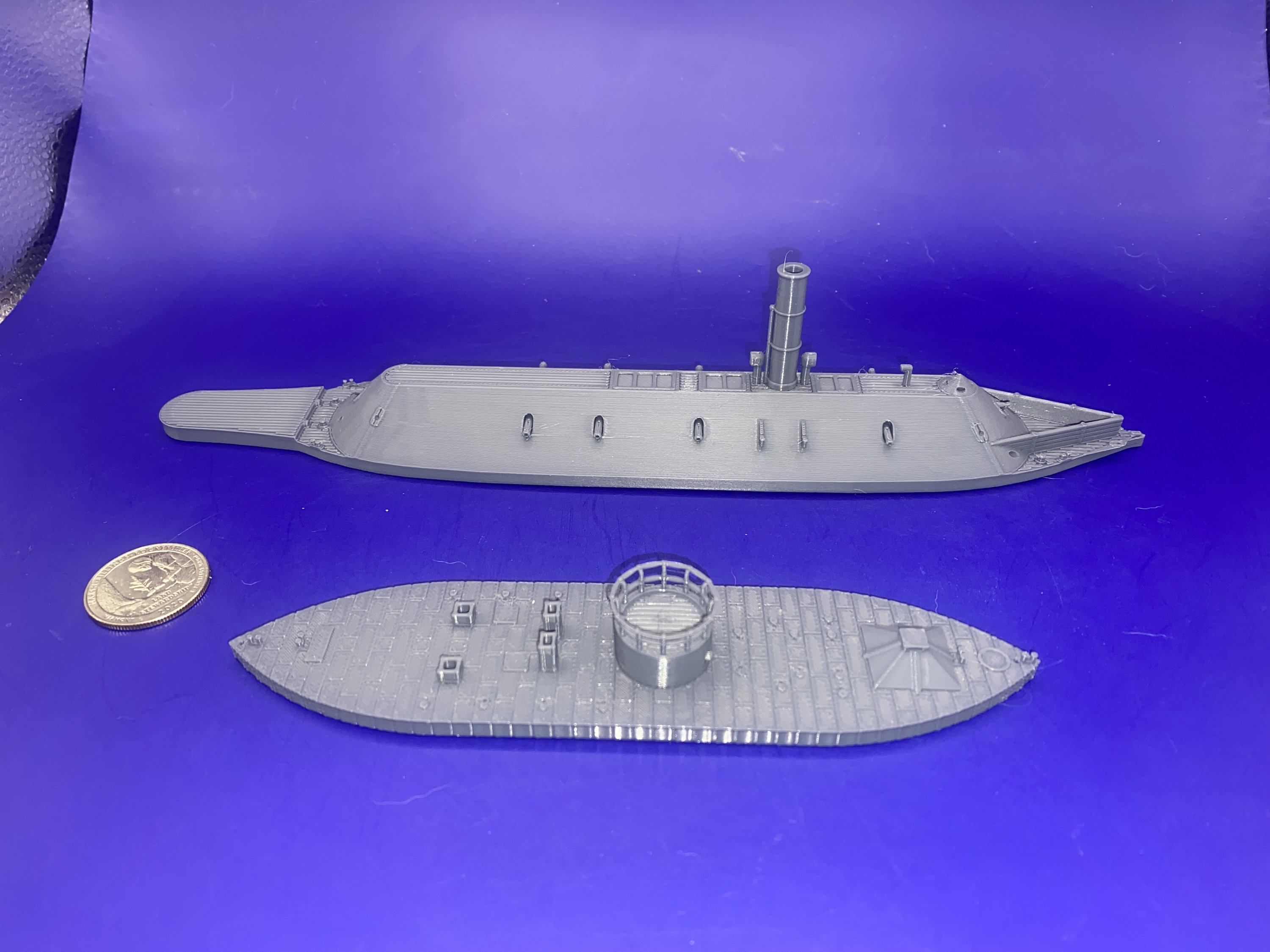 Uss Unity Vs. Css USS Monitor & CSS Virginia - 1:350 Ship Models - Etsy