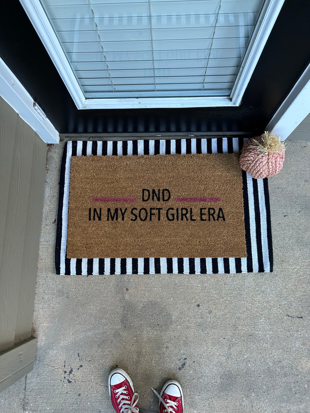 DND in My Soft Girl Era Doormat Cute Apartment Decor Custom Etsy