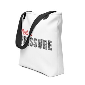 Meet Pressure (Rojo/Negro) - Bolsa de mano