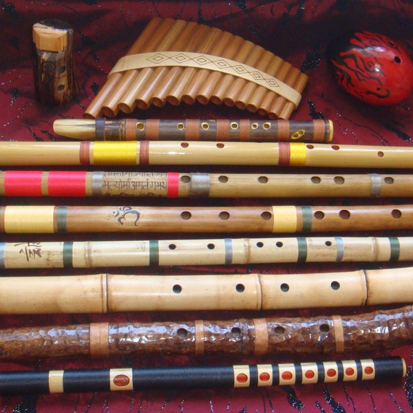 Shakuhachi. Xiao. Bansuri. Native American Flute. Ocarina. Xaphoon. Xun. Flutes from craftsman. Customshop experimental flutes. Wood flute.