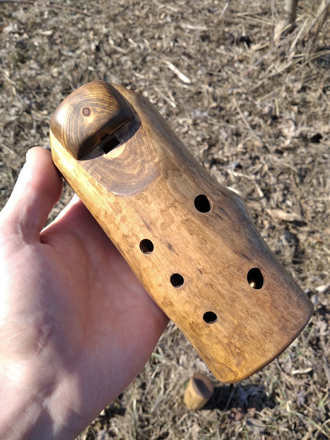 Wooden Ocarina D. Pentatonic Forest Flute. Spirit Ocarina. Etsy