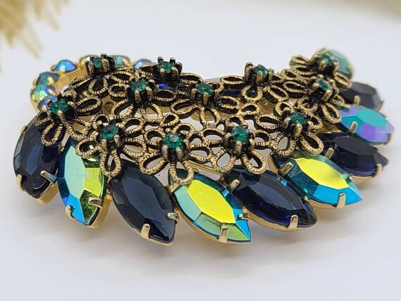Vintage Attributed Juliana Emerald-Green and Gree… - image 4