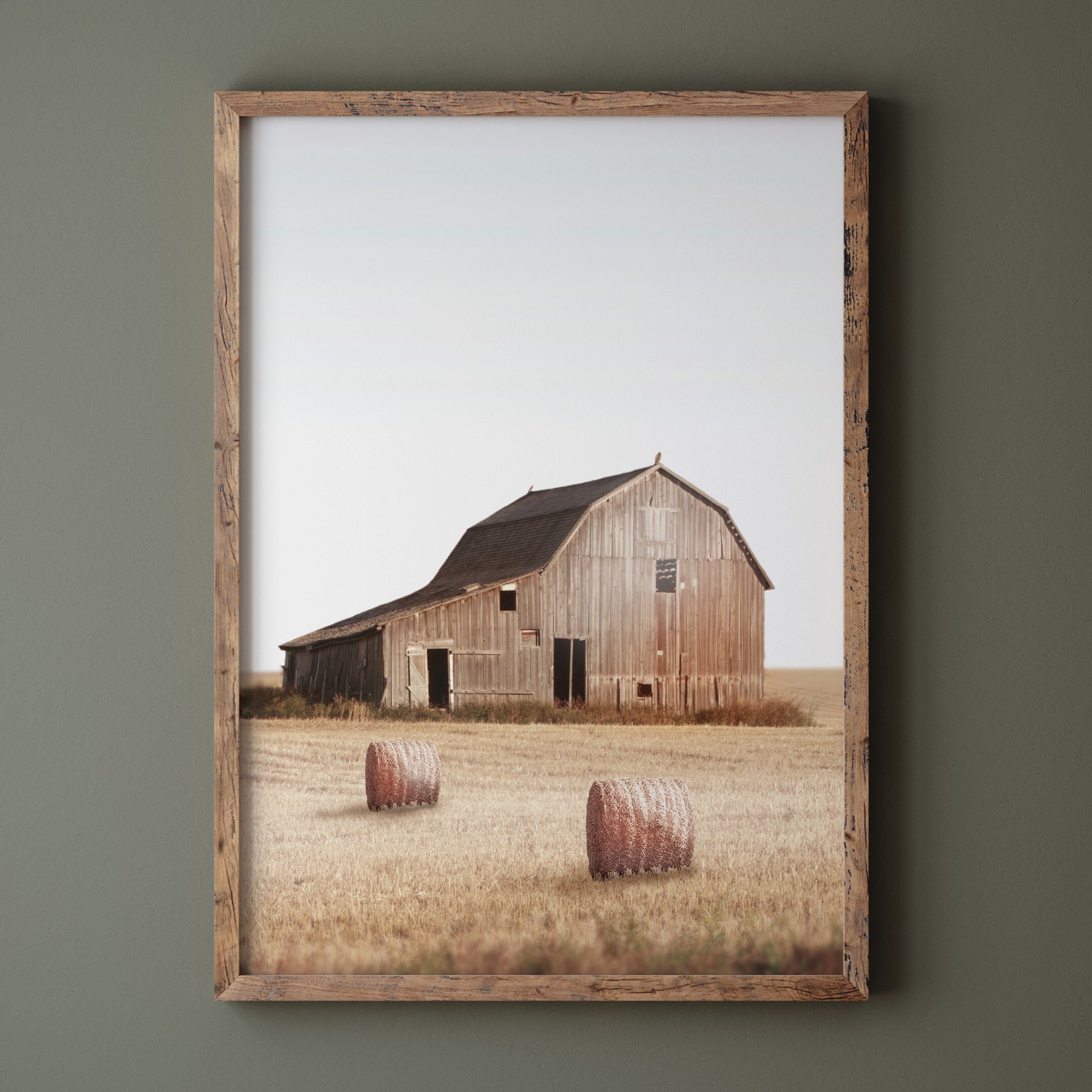 Farmhouse Wall Art Set Of Three Rustic Farm Prints - Painting Of