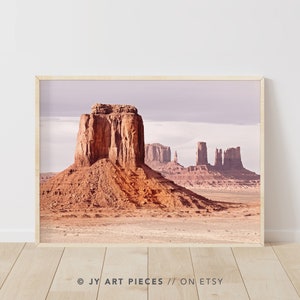 Desert Print, Desert Wall Art, Arizona Wall Art, Monument Valley, The Hunts Mesa Print, Colorado Plateau Wall Art, Instant Download