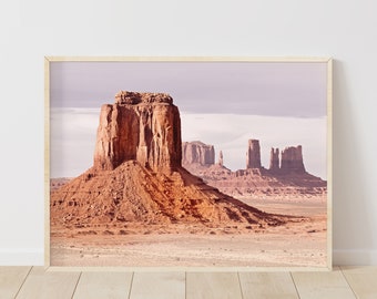Impresión de Monument Valley: Arte mural del desierto de Arizona (Descarga instantánea)