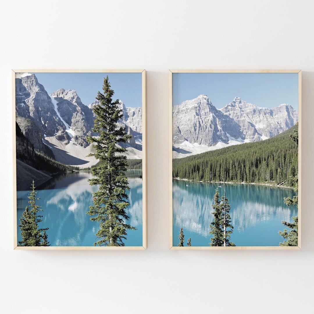 Moraine Lake Print Kanada Landschaft Print Banff National Park Print