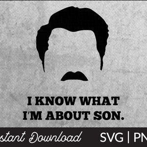 Ron Swanson SVG Instant Download
