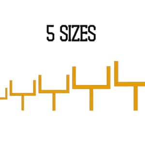 Football Goal Post Embroidery Design 5 Sizes