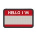 Hello I'm... Embroidery Design 4x2.5 In. - Etsy