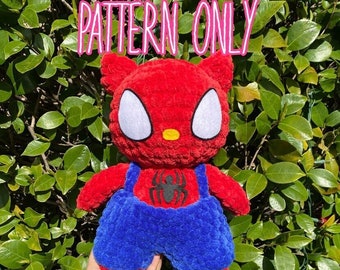 Crochet Spider-Cat Digital Pattern