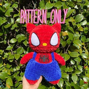 Crochet Spider-Cat Digital Pattern