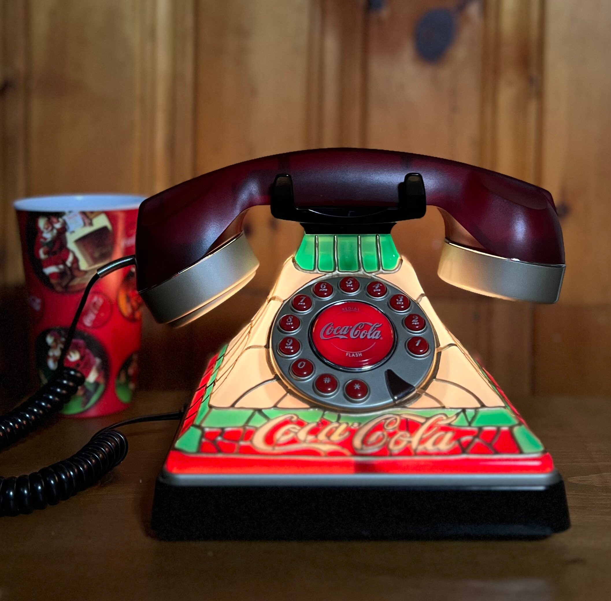 CocaCola brand Disc telephone