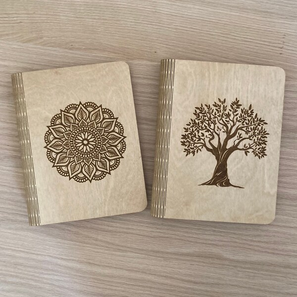 Wooden Notebook - Etsy