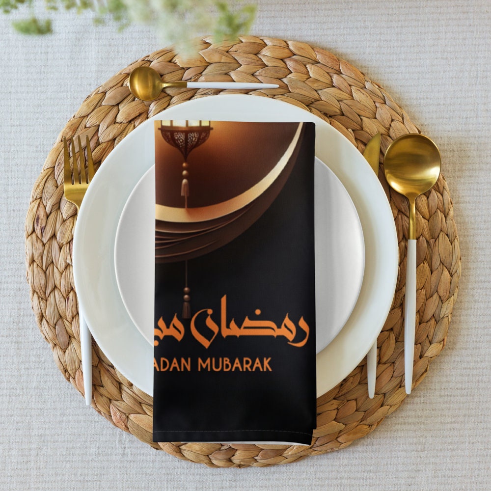 ramadan mubarak napkins