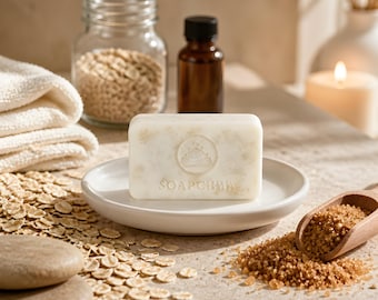 NATURAL Haferflocken und Brown Sugar Soap