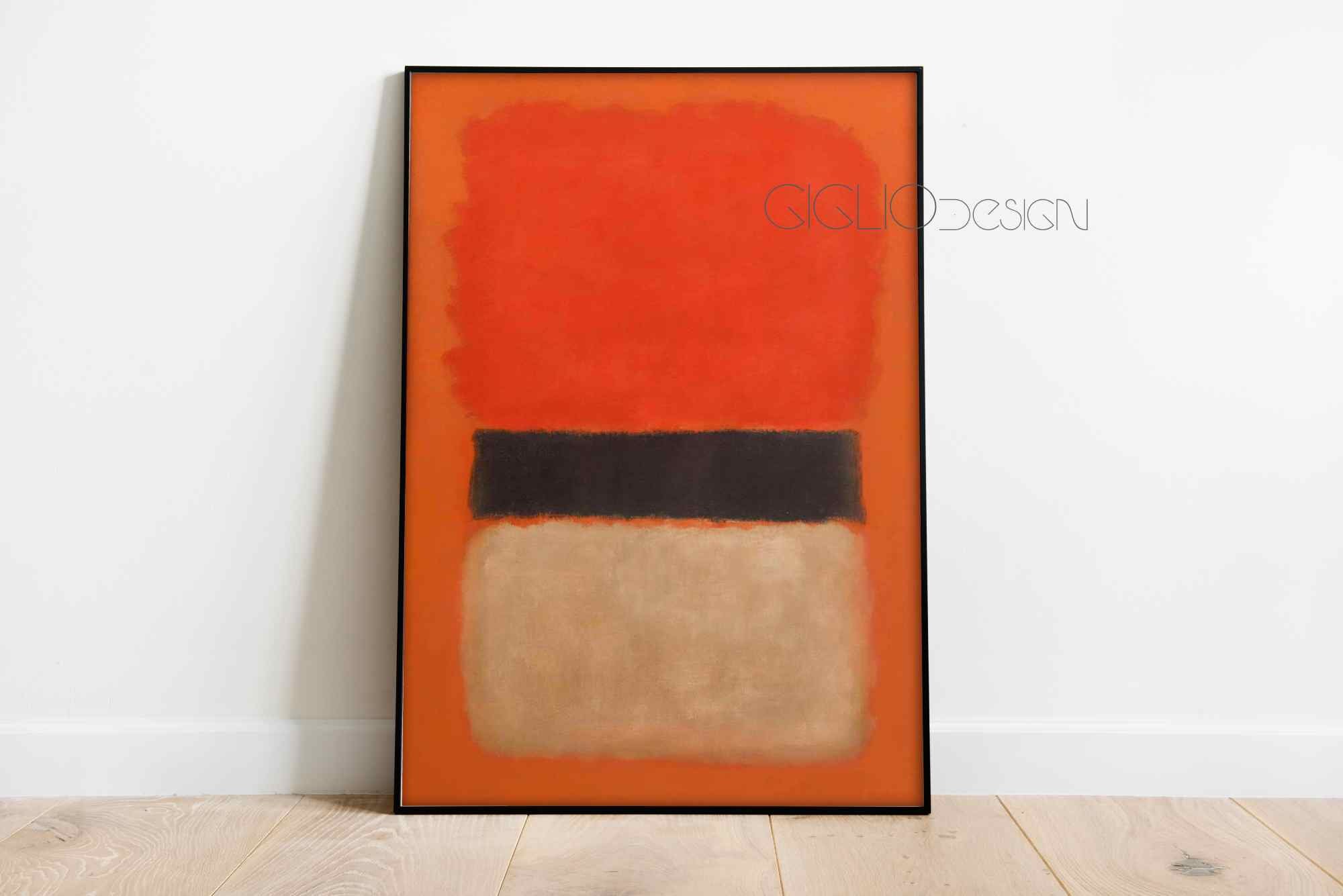 Mark ROTHKO Print BLACK STRIPE Rothko Poster Mark Rothko Art Rothko ...