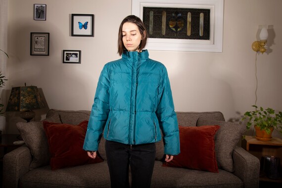 Vintage Teal Puffer - image 1