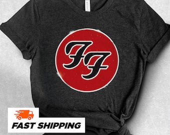 FOO FIGHTERS Stencil Mens T Shirt Unisex Tee Official Licensed Band Merch Grey FOO FIGHTERS Stencil Mens T Shirt Unisex Tee Official Licensed Band Merch Grey