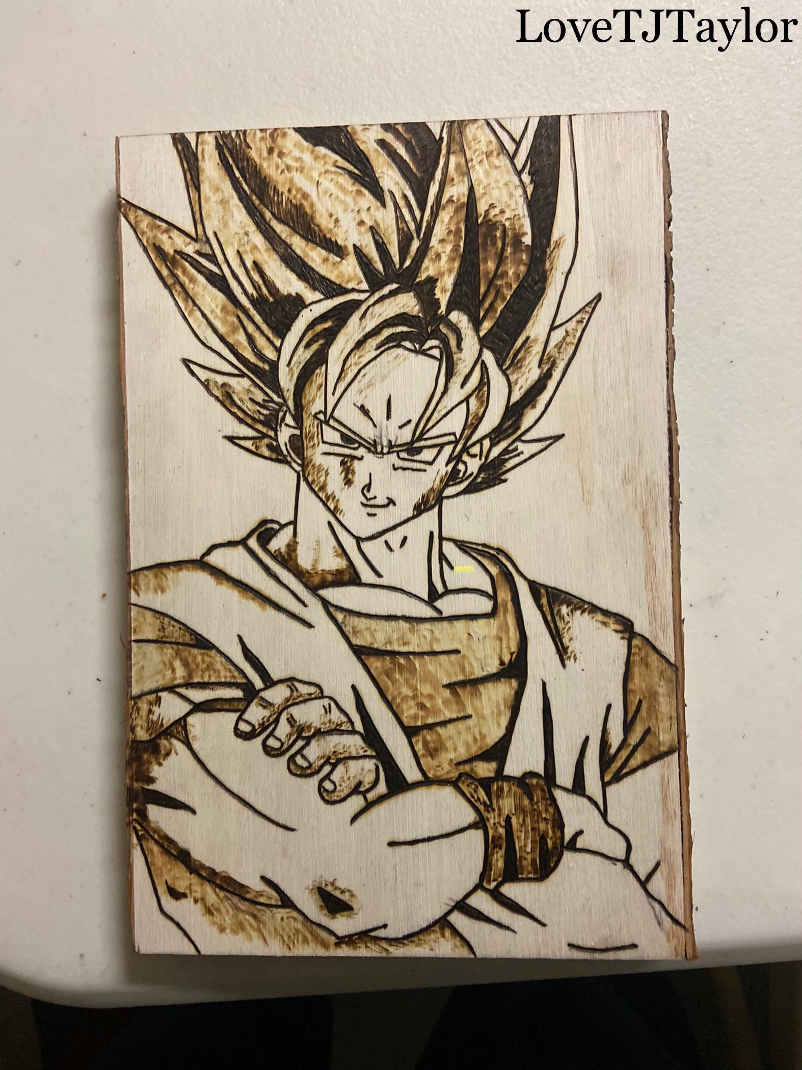 Favorite Cartoon Character Wood Burning Goku Cartoon - Etsy Favorite Cartoon Character Wood Burning Goku Cartoon - Etsy