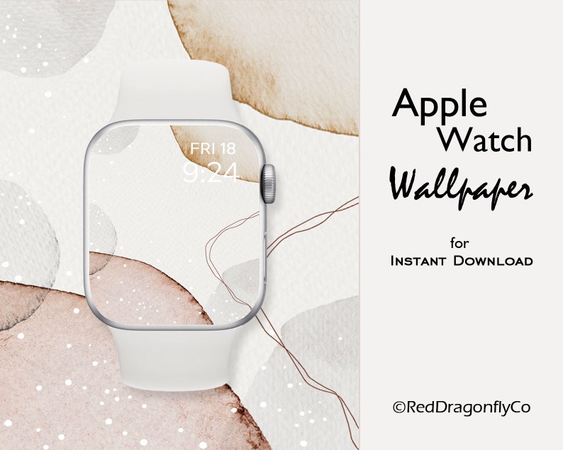 Aesthetic Apple Watch Wallpaper Boho Smart Watch Background Etsy