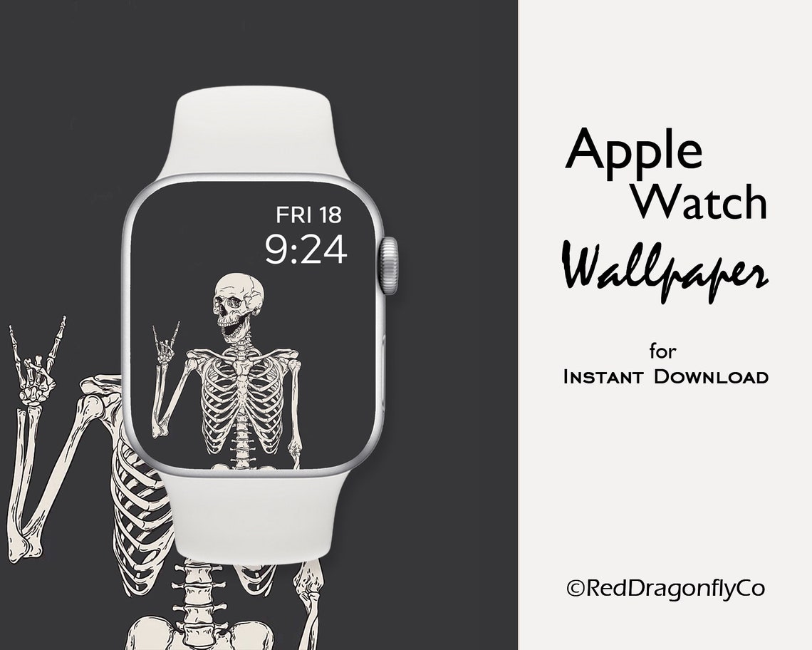 Aesthetic Apple Watch Wallpaper Halloween Smart Watch Etsy
