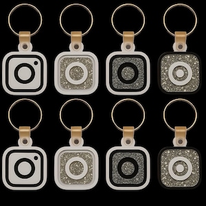 Instagram share Social Media Keychain