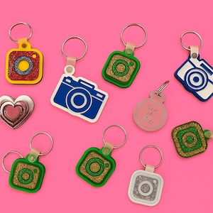 Instagram share Social Media Keychain