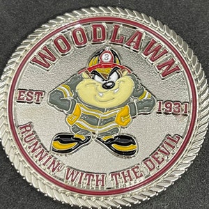 Baltimore County Fire Department Station 3 Woodlawn Challenge Coin