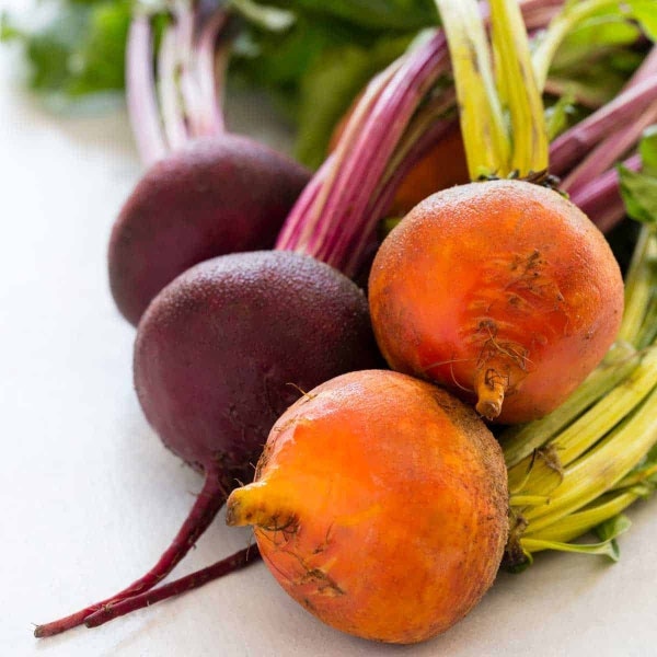 Golden Beet, 100 Seeds, Sweet Rich Flavor Beet Seeds Golden Detroit Beet Vegetable Heirloom Non-GMO US Farm Free Shipping SmilingSeeds