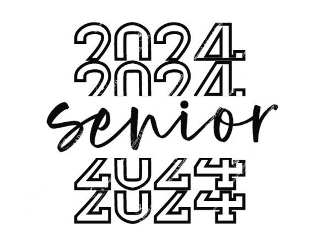 2024 Senior Class of 2024 Graduation Design Gift for Etsy