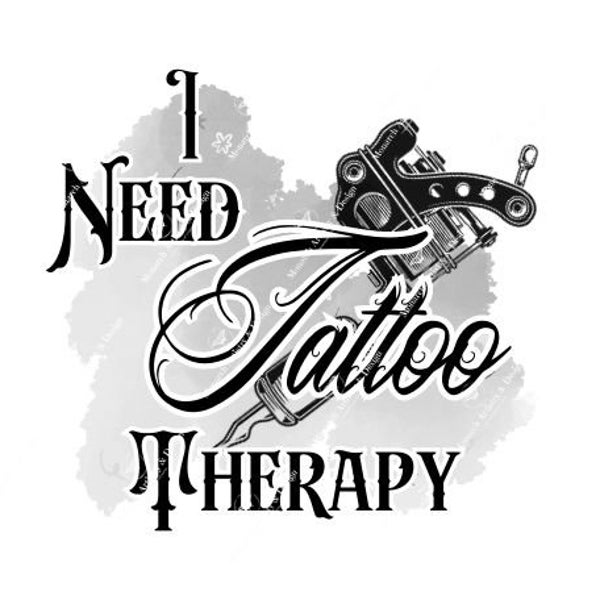 Tattoo Therapy | Ink Therapy | Inked Mama | Ink | Tattoo Design | Tattoo Tshirt | Tattoo shop | PNG | Digital Download | Butterfly Tattoo