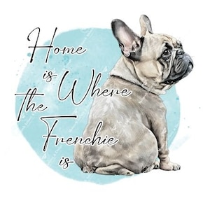 Franse Bulldog | Frenchie | Cadeau voor hondenliefhebber | Frenchie-clipart | Digitale download | Franse Bulldog-sublimatie | Sublimatie | png