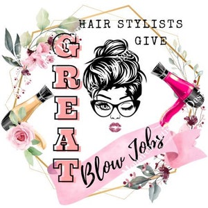 Los estilistas dan grandes mamadas PNG / Mejores mamadas / Diseño de peluquero / Regalo para estilista / Sublimar / Descarga digital