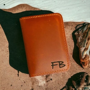 Cartera de cuero para hombres, Cartera de cuero para hombres, Cartera personalizada, Cartera de padrino de boda, Cartera para hombres, Cartera personalizada, Cartera grabada