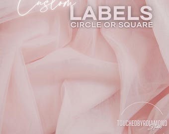 Custom Labels - Circle or Square - 12 Pack