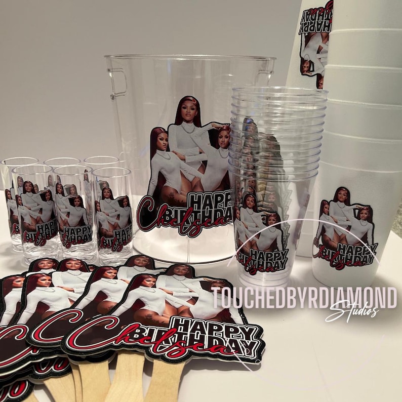 Custom Party Bucket | Personalized Celebration Ice Bucket Bundle - Etsy