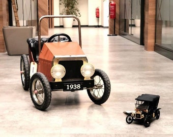 ヴィンテージ ブリティッシュ レーシンググリーン ペダルカー