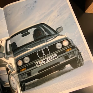 BMW 316i 318i 320i 325i 325iX Auto Broschüre, Vintage Car Ordner, BMW Classic Car Broschüre